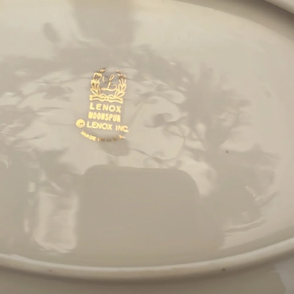 Lenox moonspun serving bowl - Picture 3 of 3